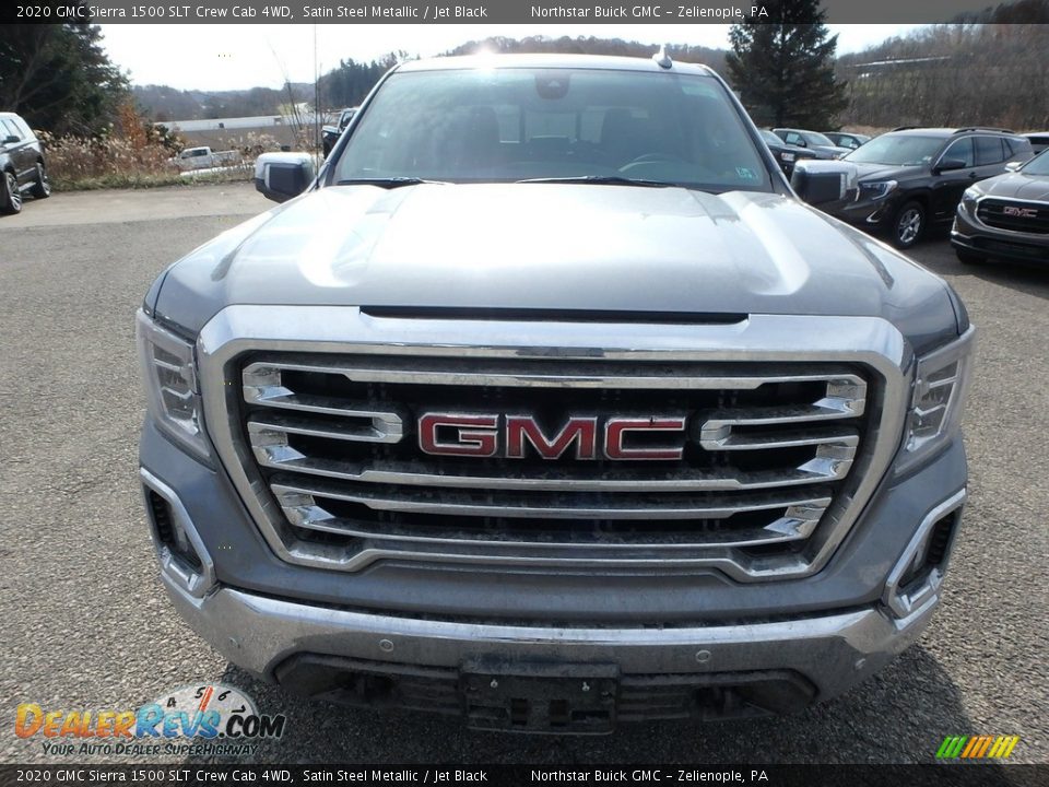 2020 GMC Sierra 1500 SLT Crew Cab 4WD Satin Steel Metallic / Jet Black Photo #2