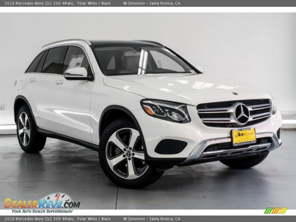 2019 Mercedes-Benz GLC 300 4Matic Polar White / Black Photo #12
