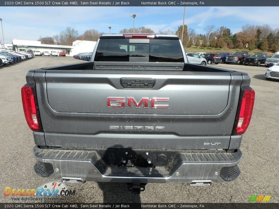 2020 GMC Sierra 1500 SLT Crew Cab 4WD Satin Steel Metallic / Jet Black Photo #6