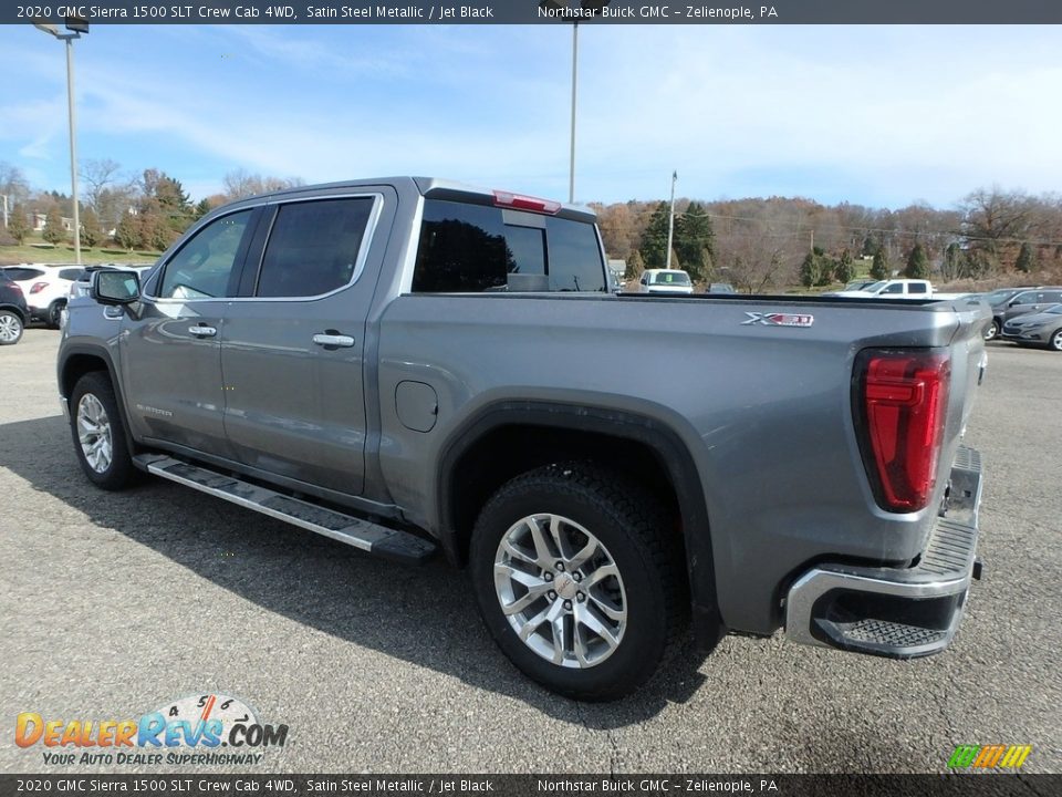 2020 GMC Sierra 1500 SLT Crew Cab 4WD Satin Steel Metallic / Jet Black Photo #7