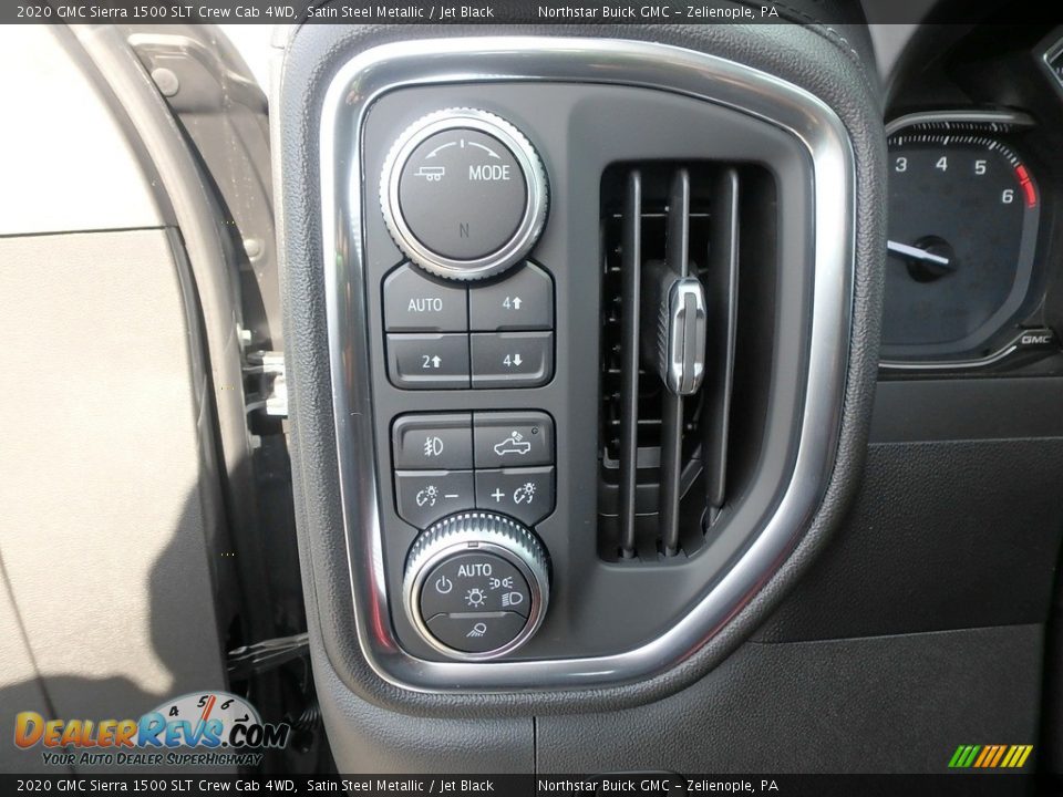 2020 GMC Sierra 1500 SLT Crew Cab 4WD Satin Steel Metallic / Jet Black Photo #11