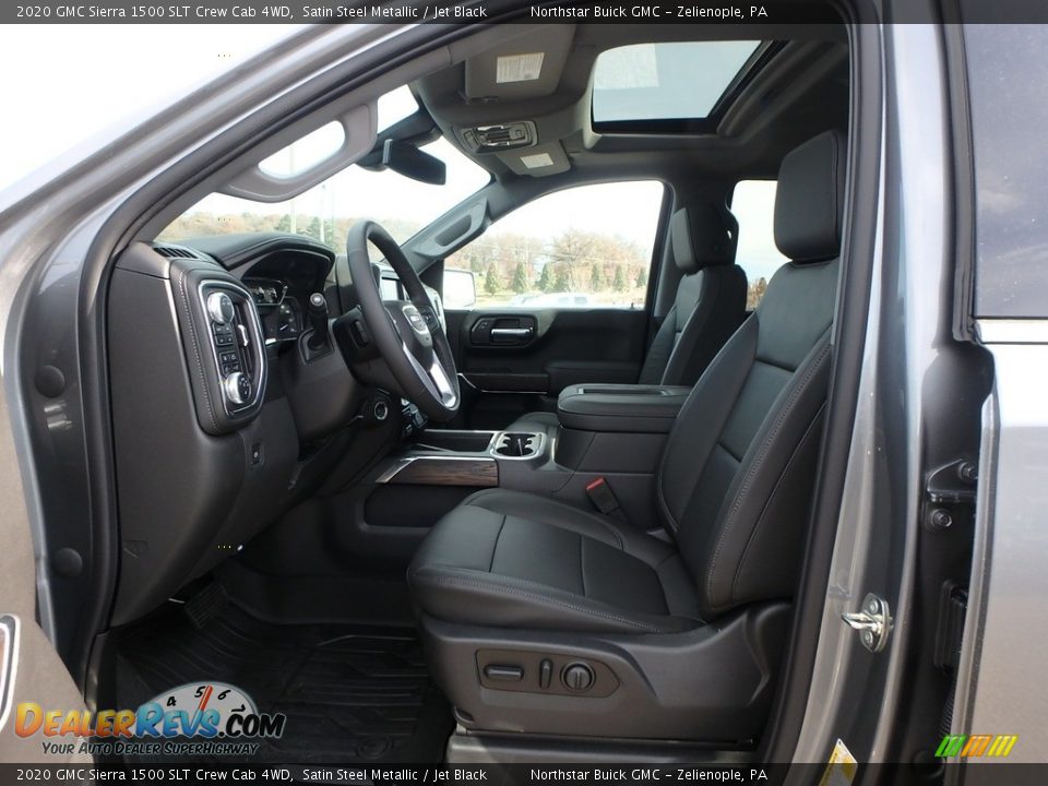 2020 GMC Sierra 1500 SLT Crew Cab 4WD Satin Steel Metallic / Jet Black Photo #12