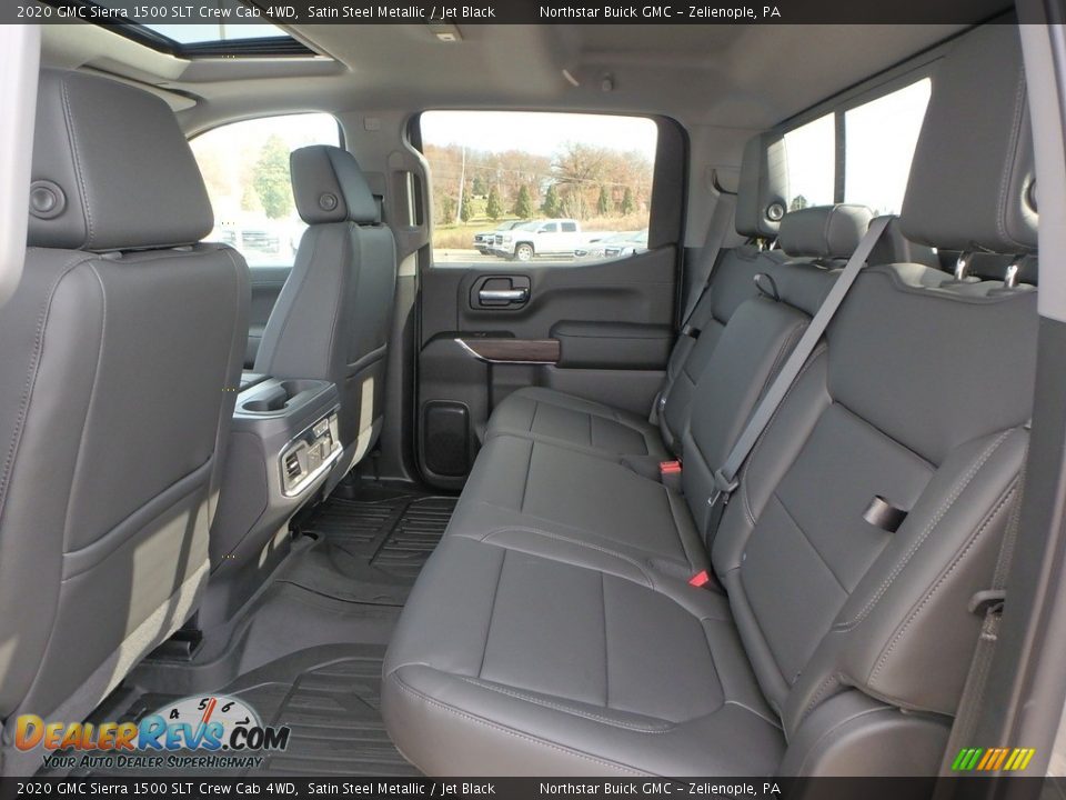 2020 GMC Sierra 1500 SLT Crew Cab 4WD Satin Steel Metallic / Jet Black Photo #13