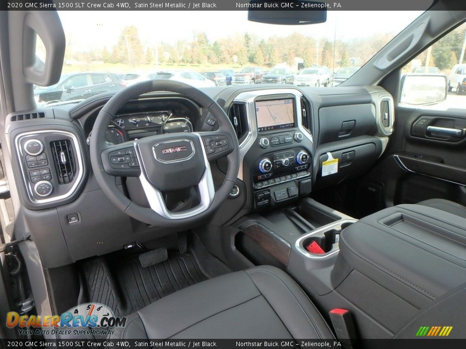 2020 GMC Sierra 1500 SLT Crew Cab 4WD Satin Steel Metallic / Jet Black Photo #14