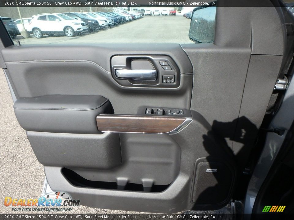 2020 GMC Sierra 1500 SLT Crew Cab 4WD Satin Steel Metallic / Jet Black Photo #15