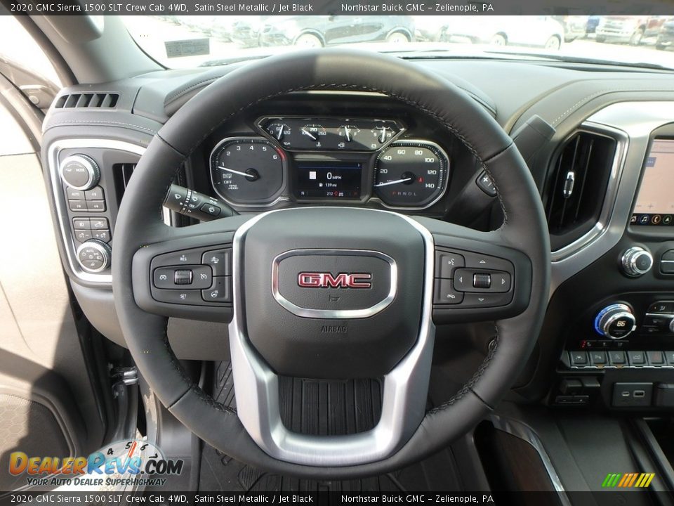 2020 GMC Sierra 1500 SLT Crew Cab 4WD Satin Steel Metallic / Jet Black Photo #16