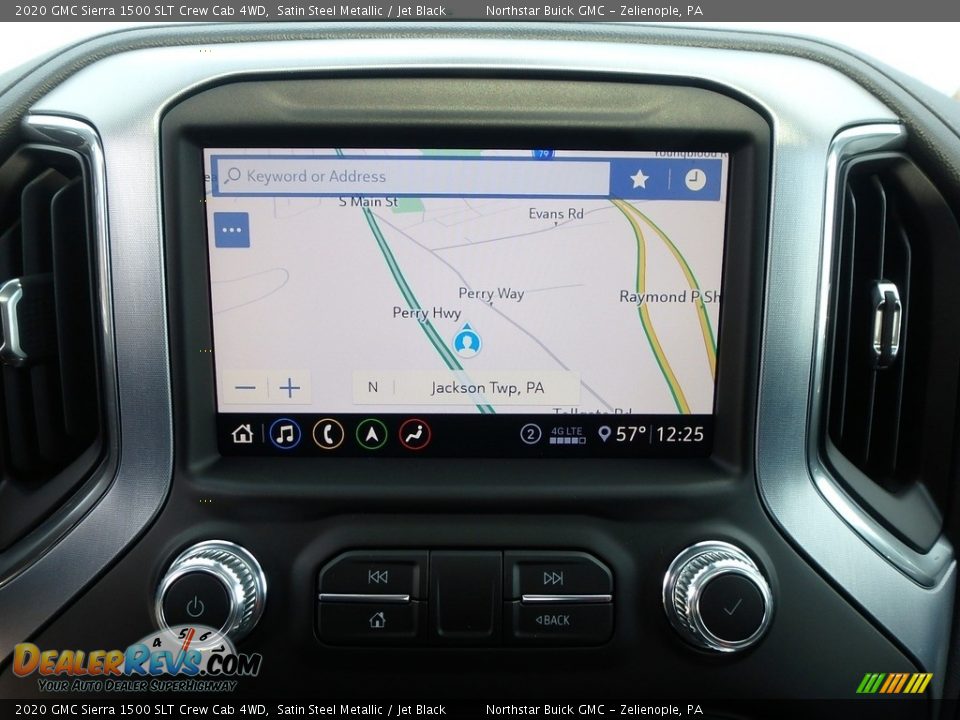 2020 GMC Sierra 1500 SLT Crew Cab 4WD Satin Steel Metallic / Jet Black Photo #18