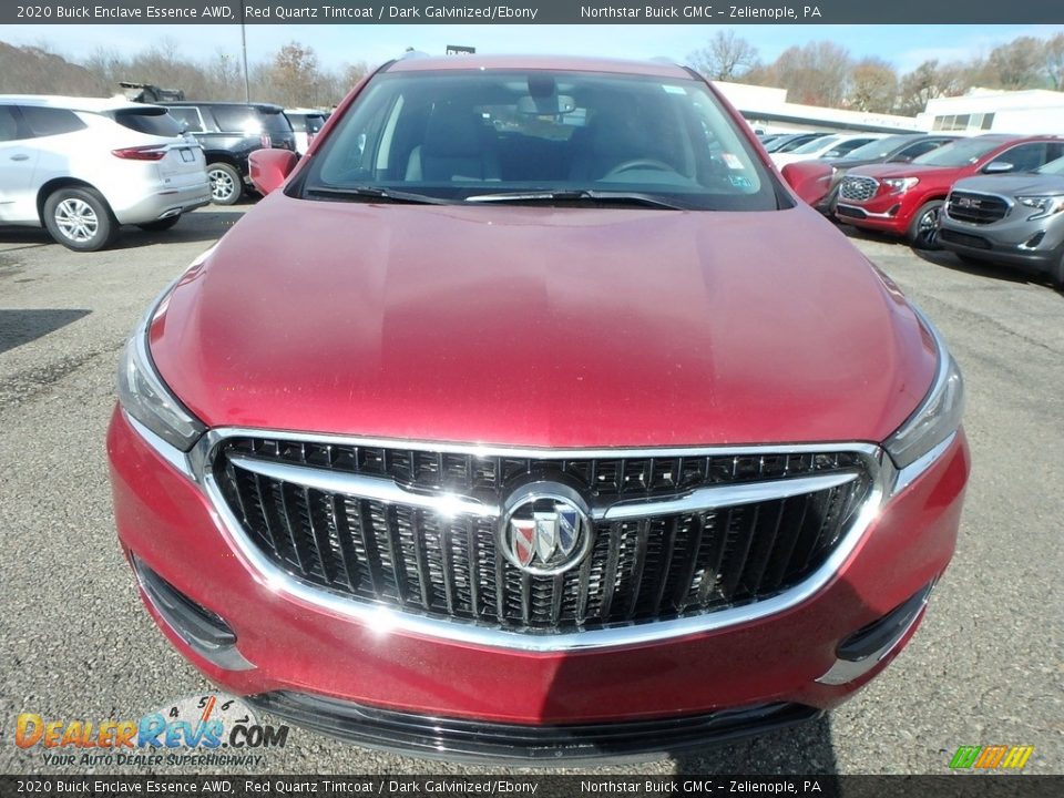 2020 Buick Enclave Essence AWD Red Quartz Tintcoat / Dark Galvinized/Ebony Photo #2
