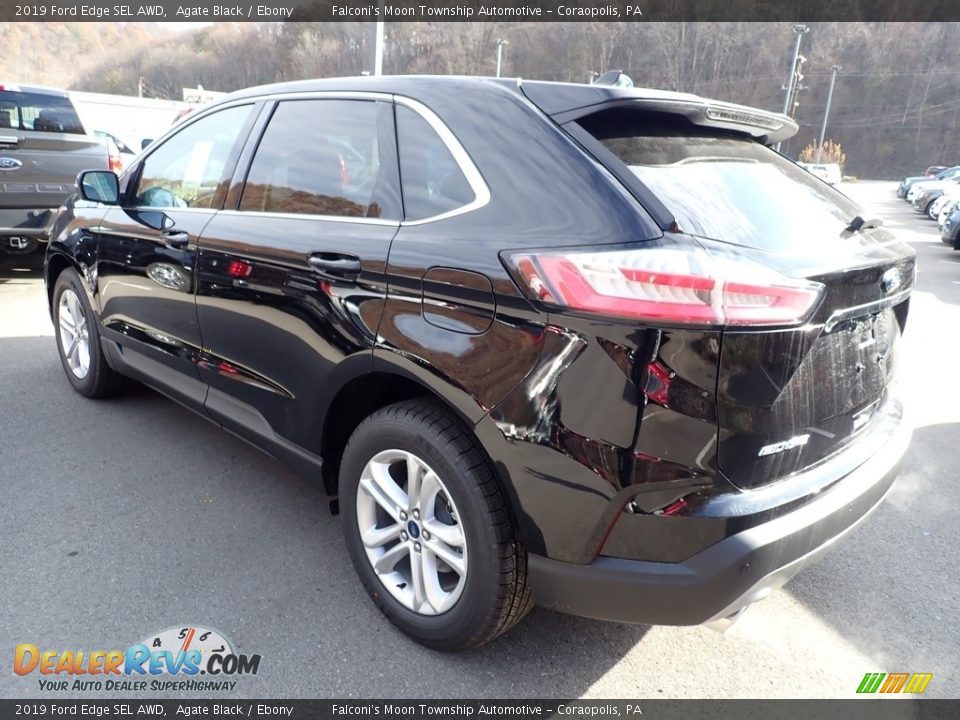 2019 Ford Edge SEL AWD Agate Black / Ebony Photo #6