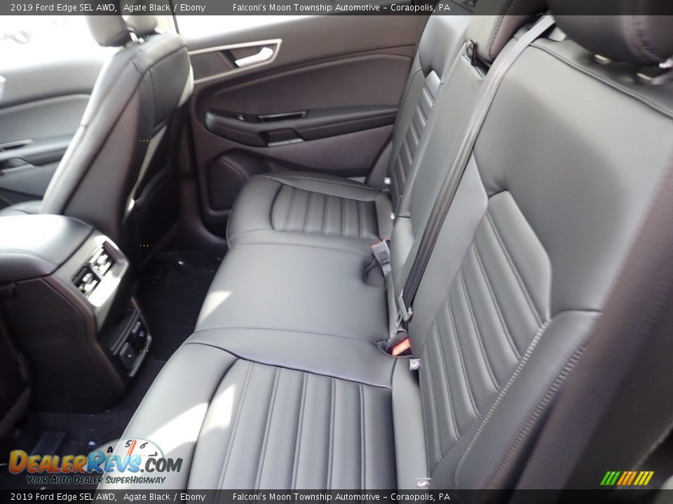 2019 Ford Edge SEL AWD Agate Black / Ebony Photo #8