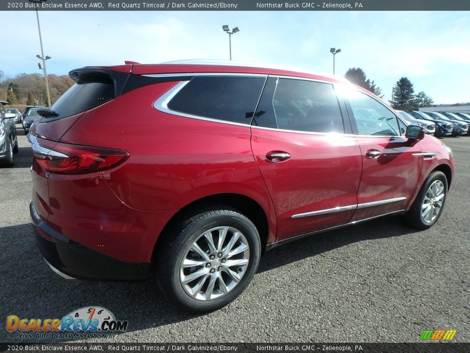 2020 Buick Enclave Essence AWD Red Quartz Tintcoat / Dark Galvinized/Ebony Photo #5
