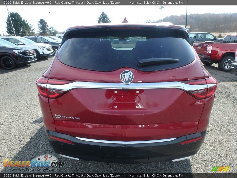2020 Buick Enclave Essence AWD Red Quartz Tintcoat / Dark Galvinized/Ebony Photo #6
