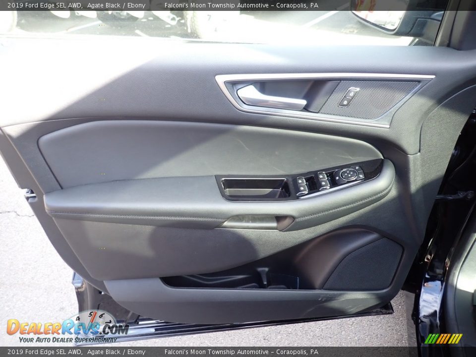2019 Ford Edge SEL AWD Agate Black / Ebony Photo #10