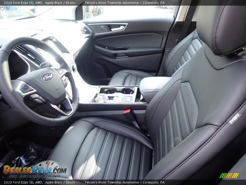 Front Seat of 2019 Ford Edge SEL AWD Photo #11