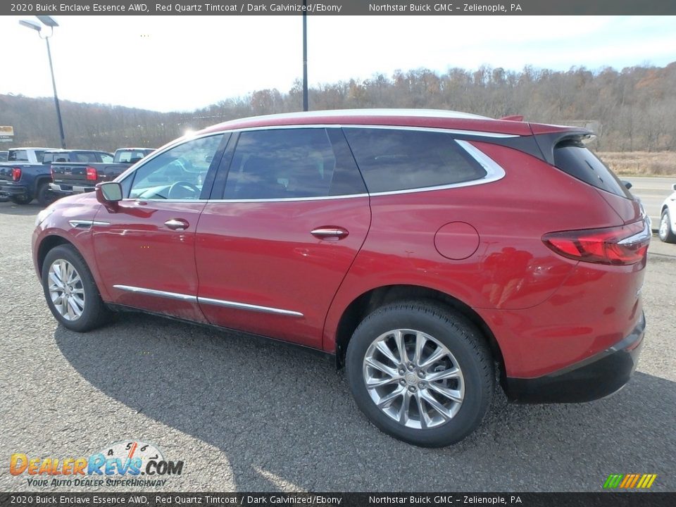 2020 Buick Enclave Essence AWD Red Quartz Tintcoat / Dark Galvinized/Ebony Photo #8
