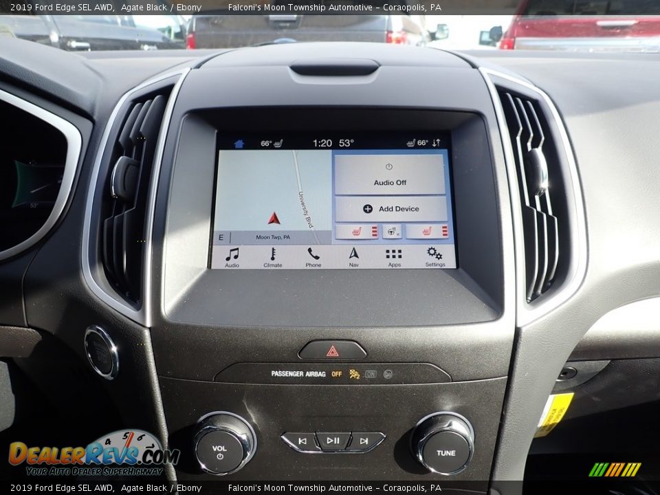 Controls of 2019 Ford Edge SEL AWD Photo #13
