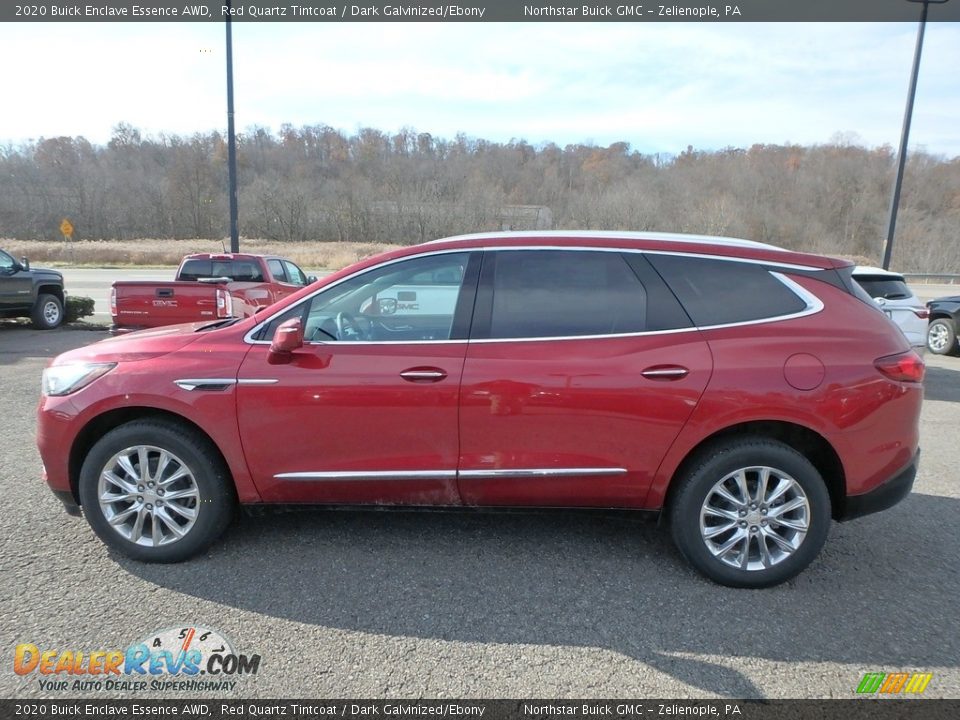 2020 Buick Enclave Essence AWD Red Quartz Tintcoat / Dark Galvinized/Ebony Photo #9