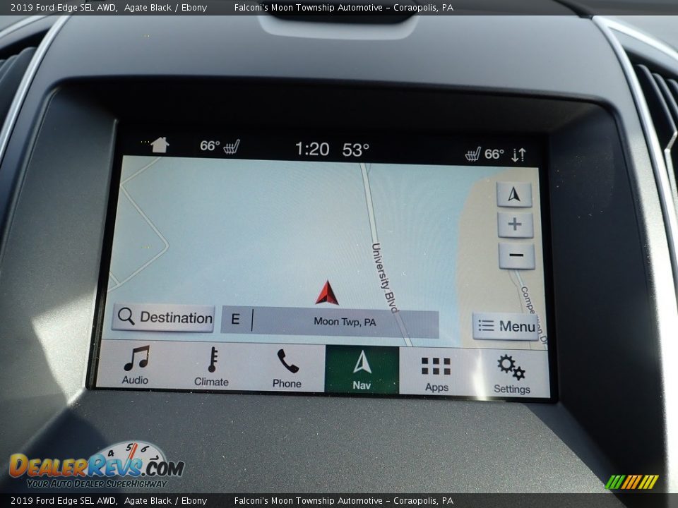 Navigation of 2019 Ford Edge SEL AWD Photo #14