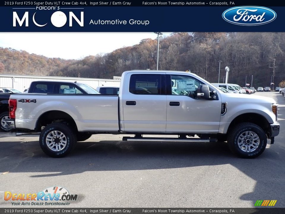 2019 Ford F250 Super Duty XLT Crew Cab 4x4 Ingot Silver / Earth Gray Photo #1