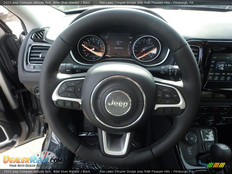2020 Jeep Compass Altitude 4x4 Billet Silver Metallic / Black Photo #18