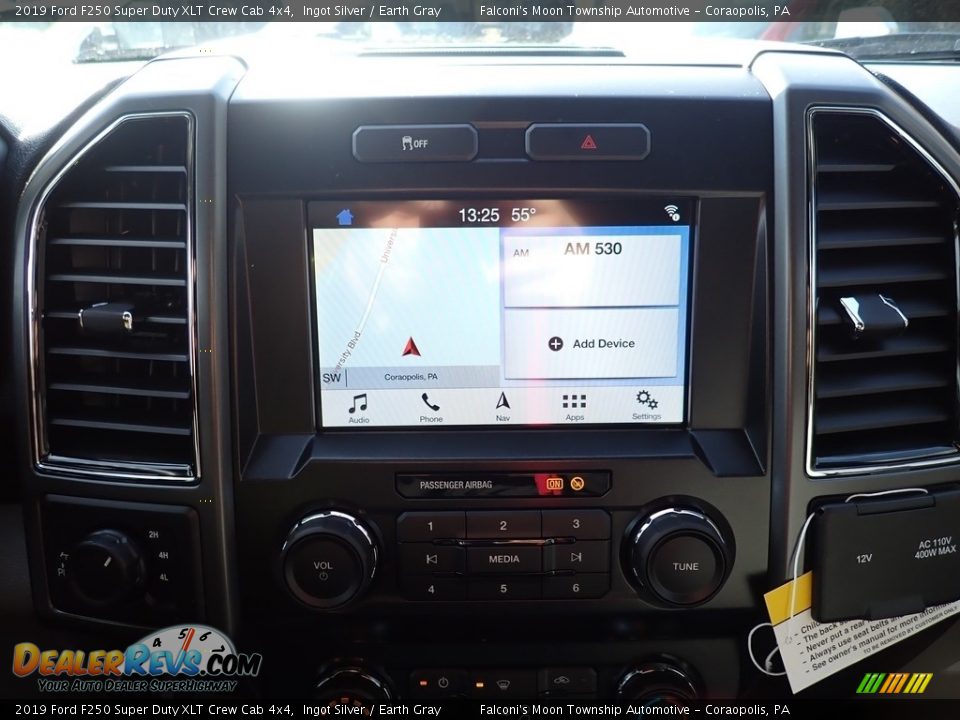2019 Ford F250 Super Duty XLT Crew Cab 4x4 Ingot Silver / Earth Gray Photo #11