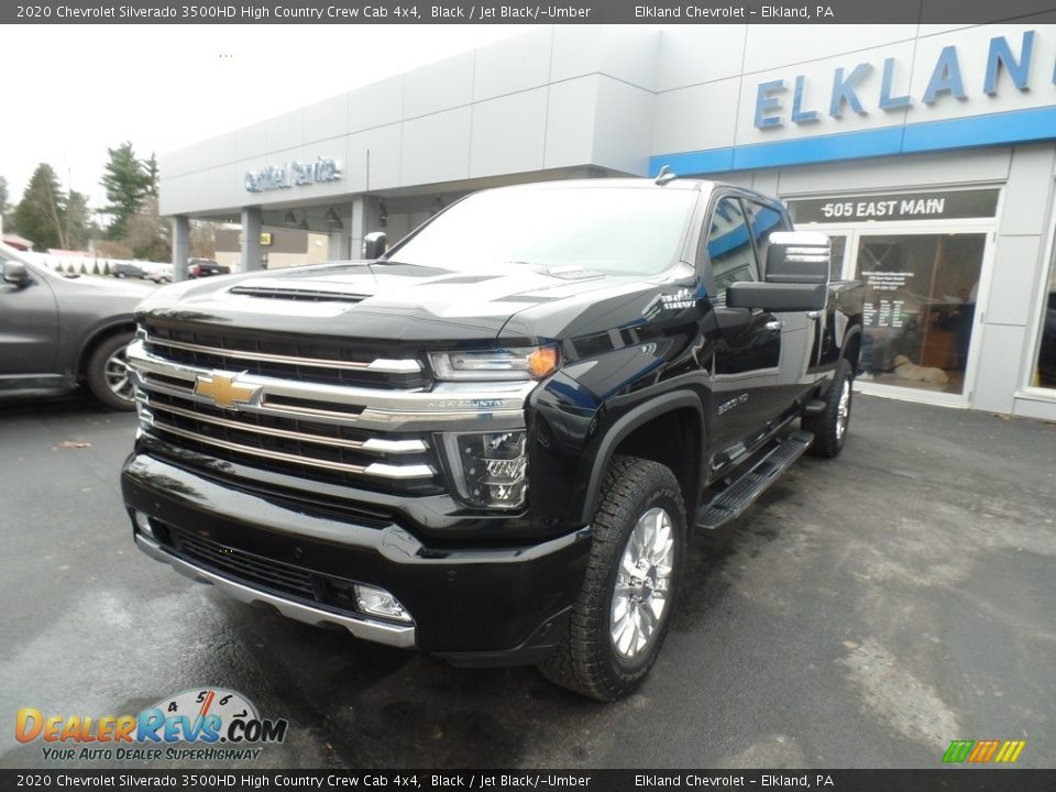 2020 Chevrolet Silverado 3500HD High Country Crew Cab 4x4 Black / Jet Black/­Umber Photo #1