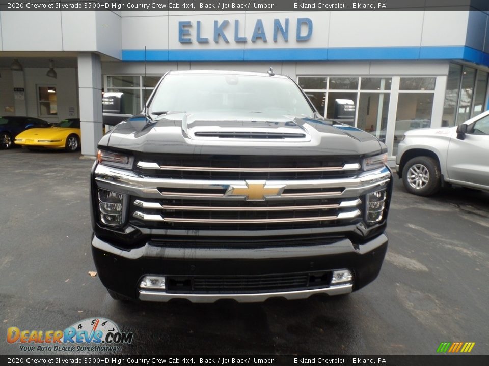 2020 Chevrolet Silverado 3500HD High Country Crew Cab 4x4 Black / Jet Black/­Umber Photo #2