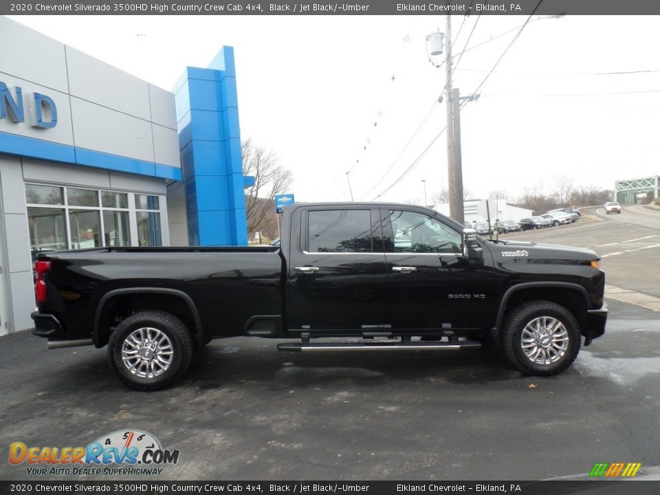 2020 Chevrolet Silverado 3500HD High Country Crew Cab 4x4 Black / Jet Black/­Umber Photo #5