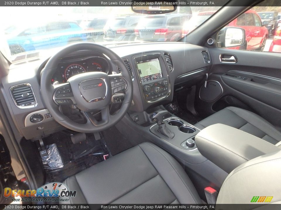 Black Interior - 2020 Dodge Durango R/T AWD Photo #13