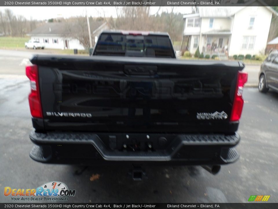2020 Chevrolet Silverado 3500HD High Country Crew Cab 4x4 Black / Jet Black/­Umber Photo #7
