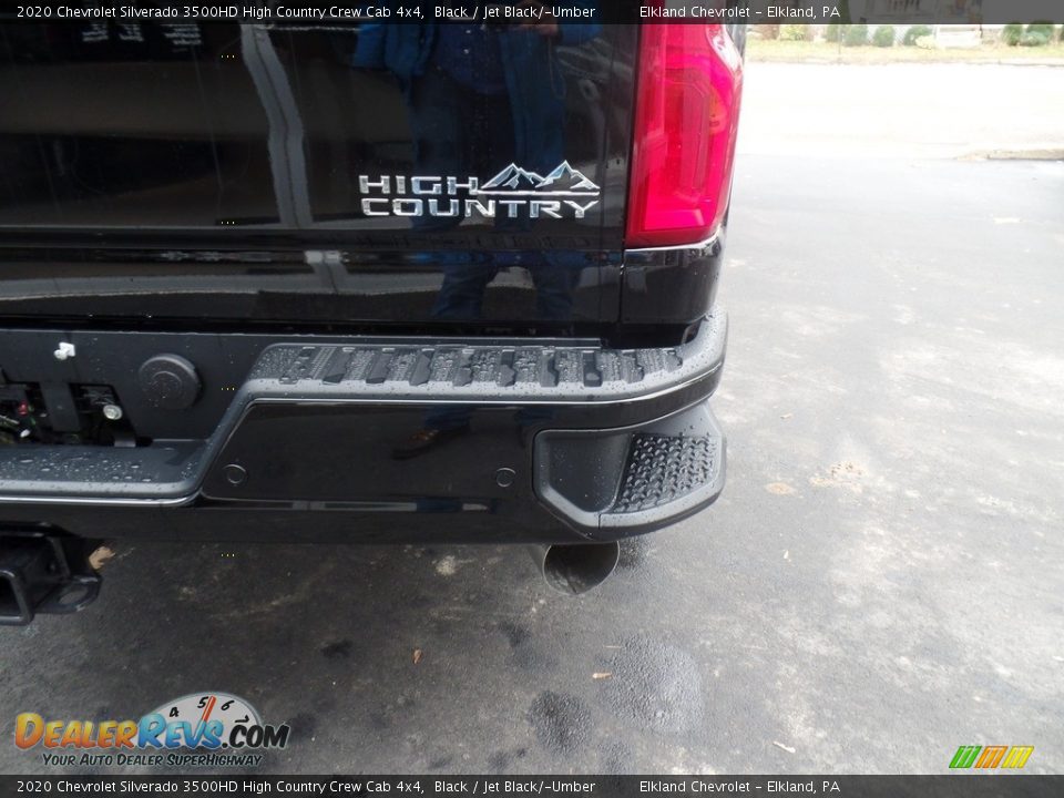 2020 Chevrolet Silverado 3500HD High Country Crew Cab 4x4 Black / Jet Black/­Umber Photo #12