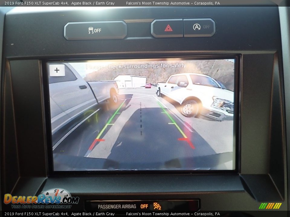 2019 Ford F150 XLT SuperCab 4x4 Agate Black / Earth Gray Photo #14