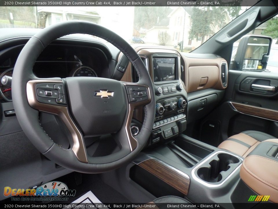 Dashboard of 2020 Chevrolet Silverado 3500HD High Country Crew Cab 4x4 Photo #21