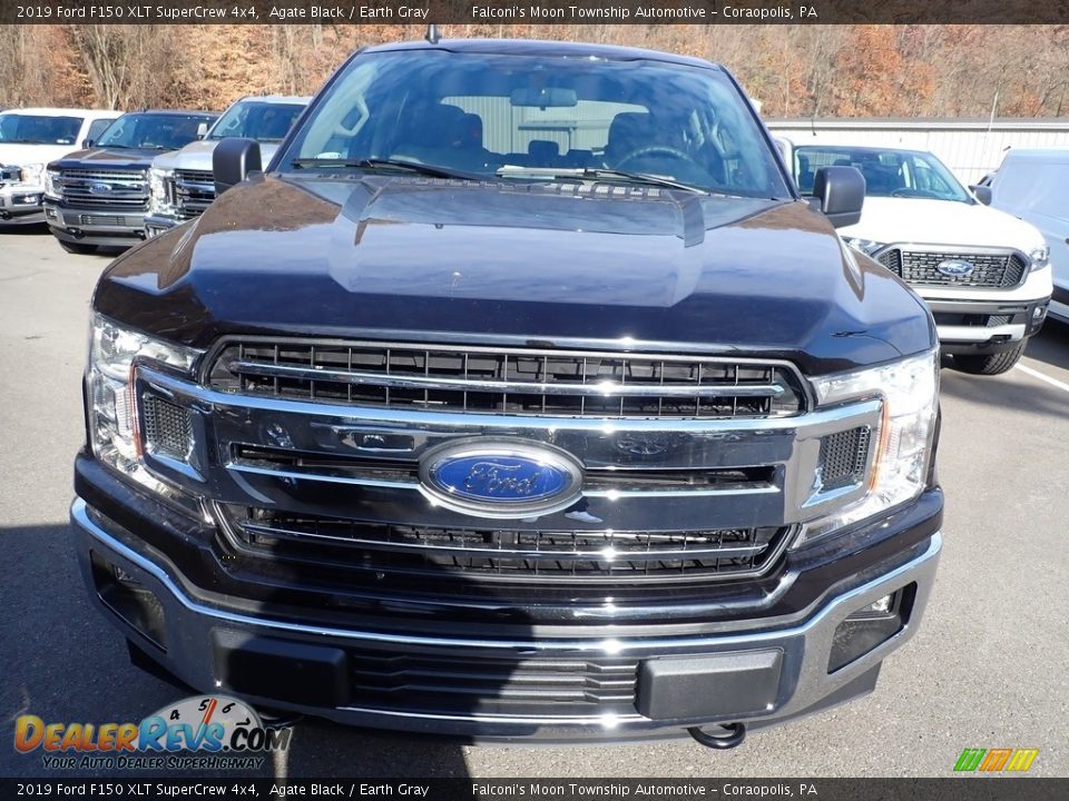 2019 Ford F150 XLT SuperCrew 4x4 Agate Black / Earth Gray Photo #4