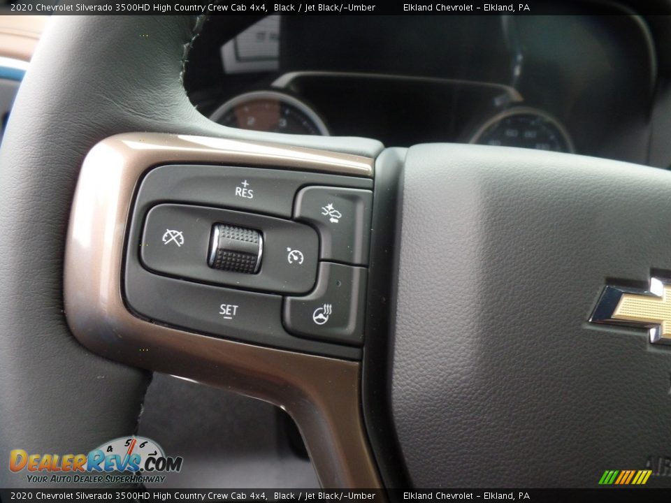 2020 Chevrolet Silverado 3500HD High Country Crew Cab 4x4 Steering Wheel Photo #24