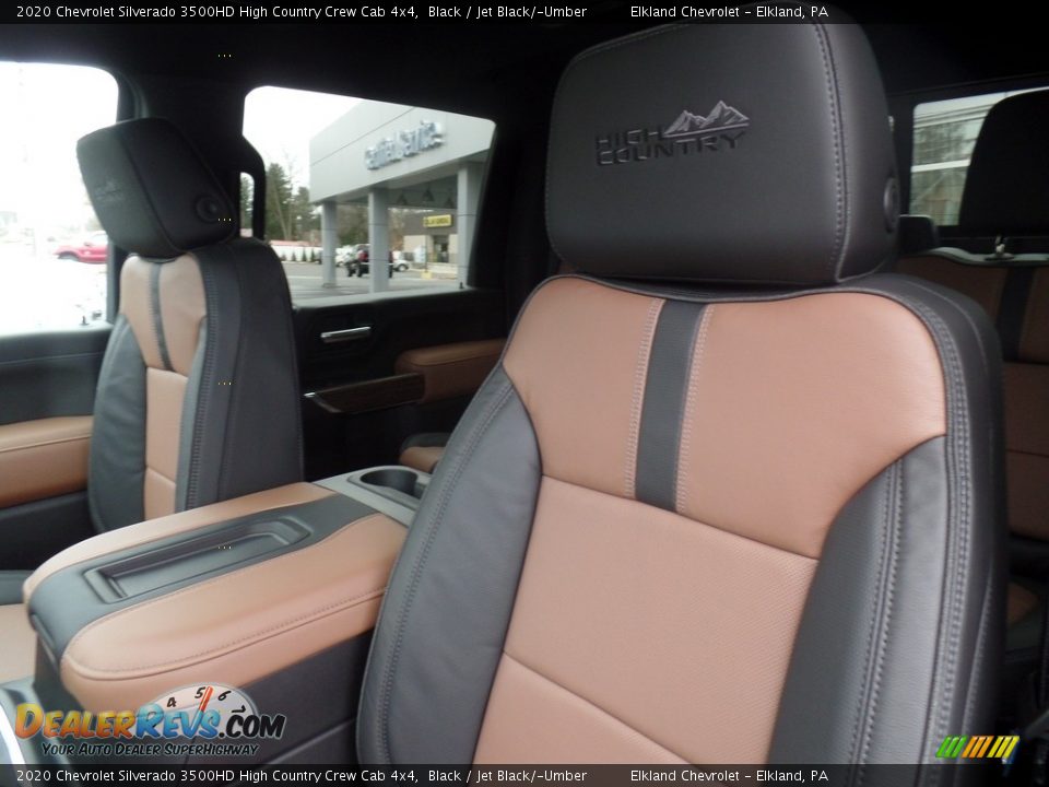 Front Seat of 2020 Chevrolet Silverado 3500HD High Country Crew Cab 4x4 Photo #26