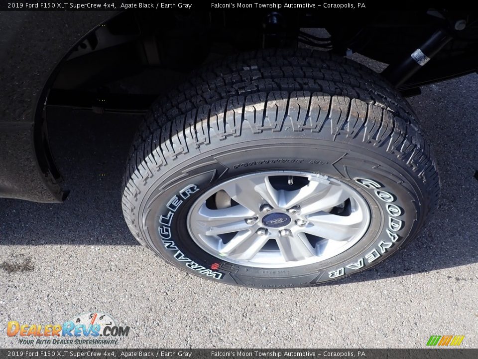 2019 Ford F150 XLT SuperCrew 4x4 Agate Black / Earth Gray Photo #7