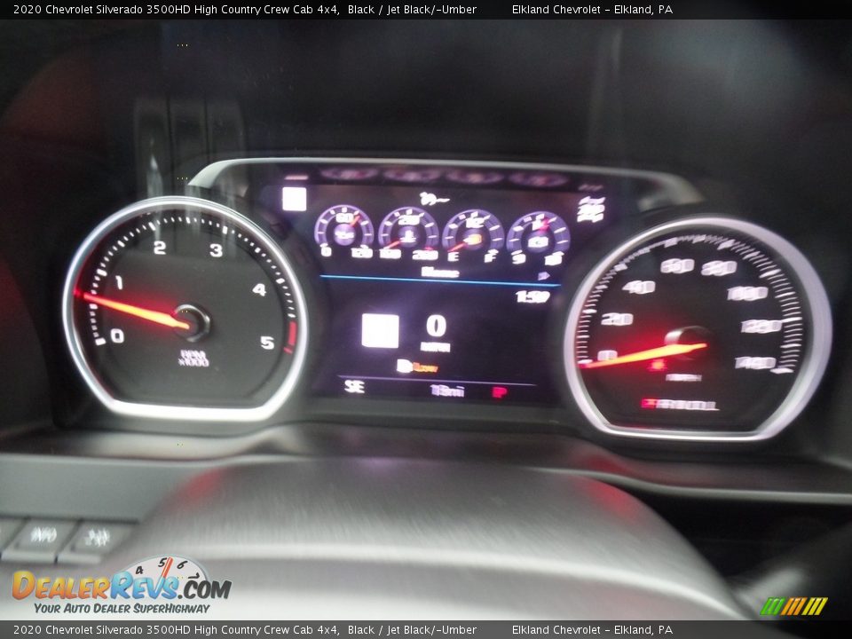 2020 Chevrolet Silverado 3500HD High Country Crew Cab 4x4 Black / Jet Black/­Umber Photo #27