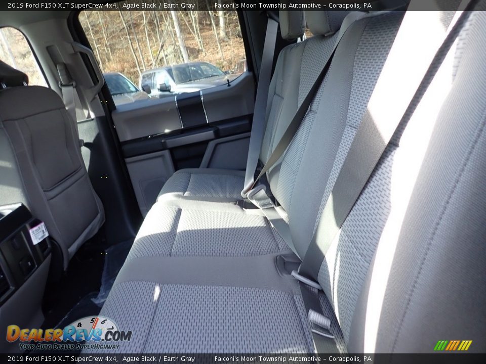 2019 Ford F150 XLT SuperCrew 4x4 Agate Black / Earth Gray Photo #8