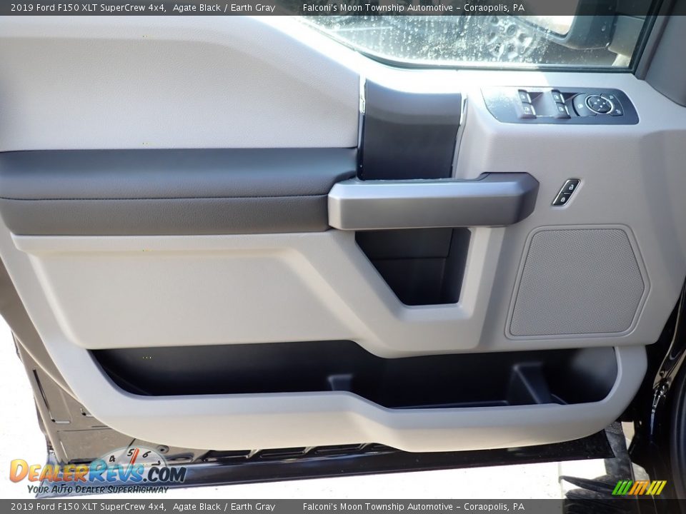 2019 Ford F150 XLT SuperCrew 4x4 Agate Black / Earth Gray Photo #11