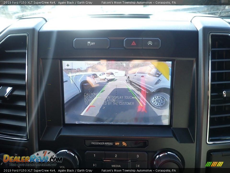 2019 Ford F150 XLT SuperCrew 4x4 Agate Black / Earth Gray Photo #14