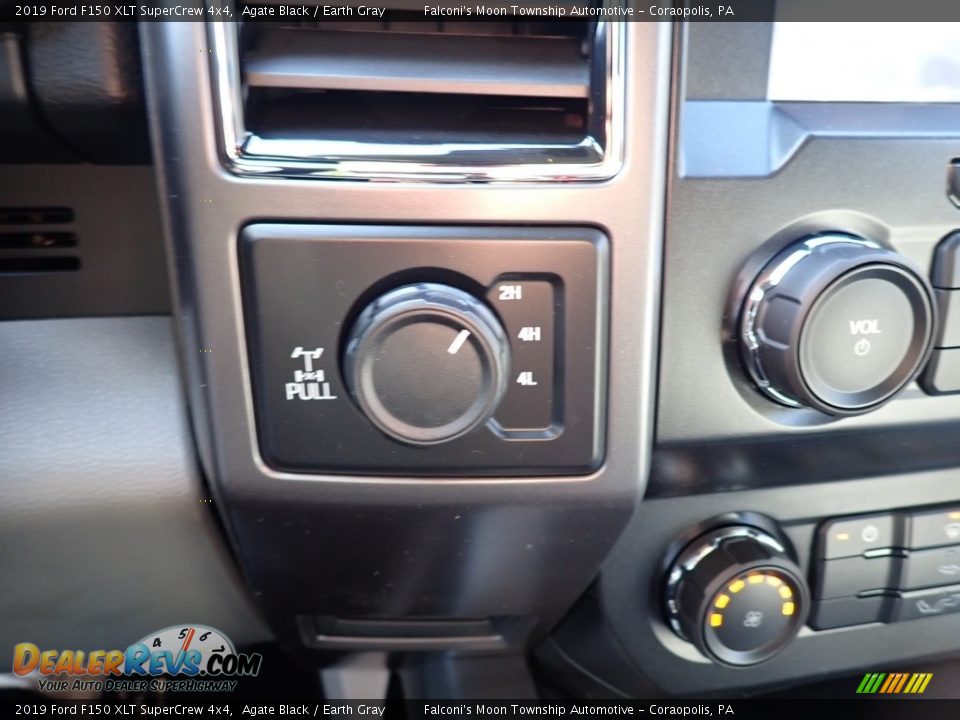 2019 Ford F150 XLT SuperCrew 4x4 Agate Black / Earth Gray Photo #15