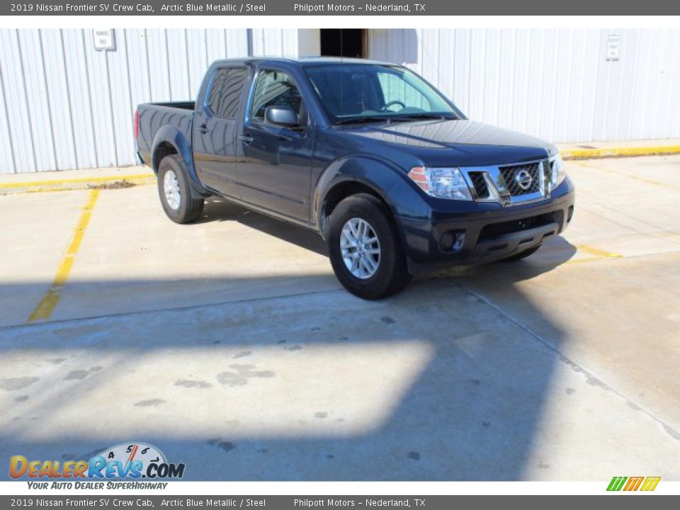 2019 Nissan Frontier SV Crew Cab Arctic Blue Metallic / Steel Photo #2