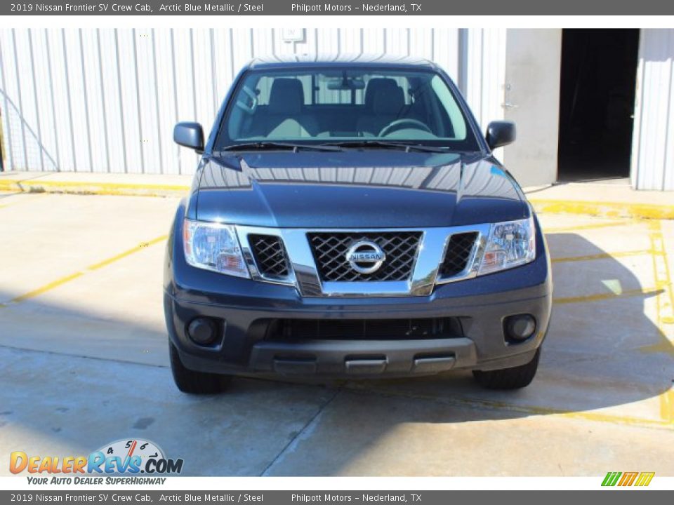 2019 Nissan Frontier SV Crew Cab Arctic Blue Metallic / Steel Photo #3