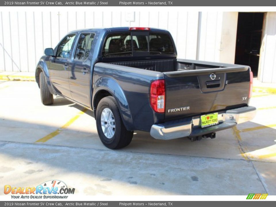 2019 Nissan Frontier SV Crew Cab Arctic Blue Metallic / Steel Photo #6