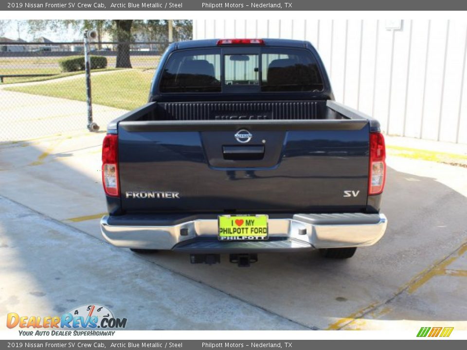 2019 Nissan Frontier SV Crew Cab Arctic Blue Metallic / Steel Photo #7