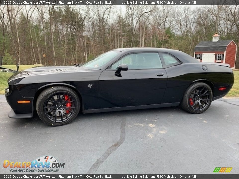 Phantom Black Tri-Coat Pearl 2015 Dodge Challenger SRT Hellcat Photo #1