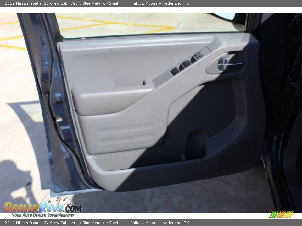 2019 Nissan Frontier SV Crew Cab Arctic Blue Metallic / Steel Photo #9