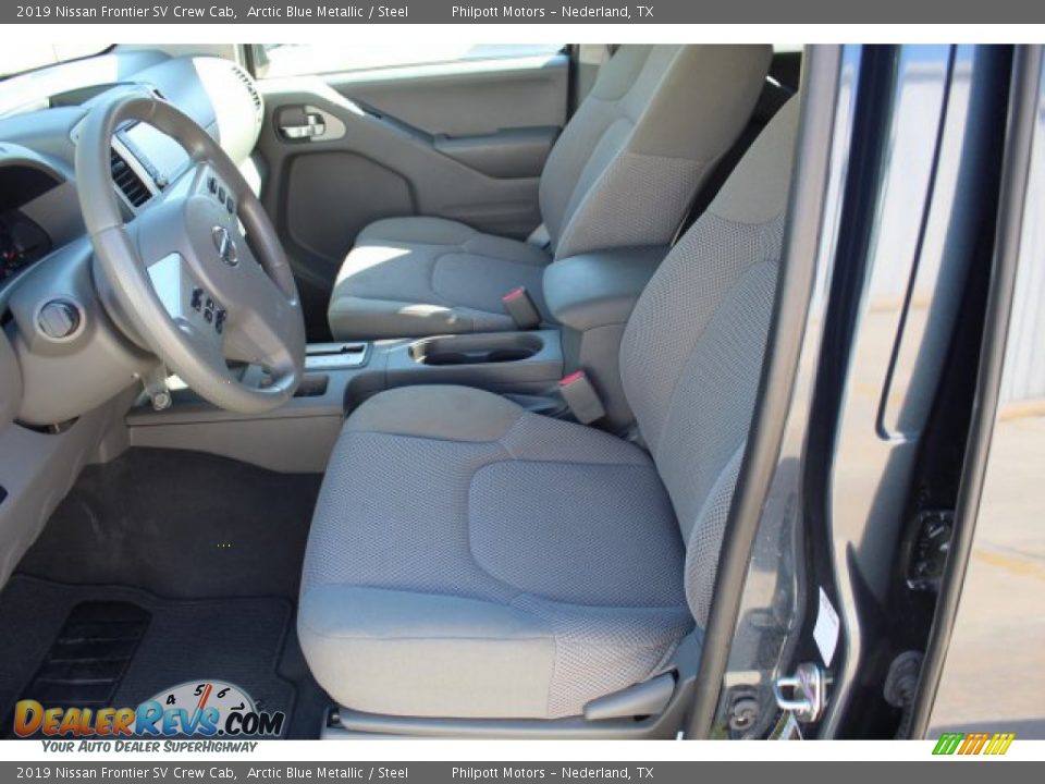 2019 Nissan Frontier SV Crew Cab Arctic Blue Metallic / Steel Photo #10