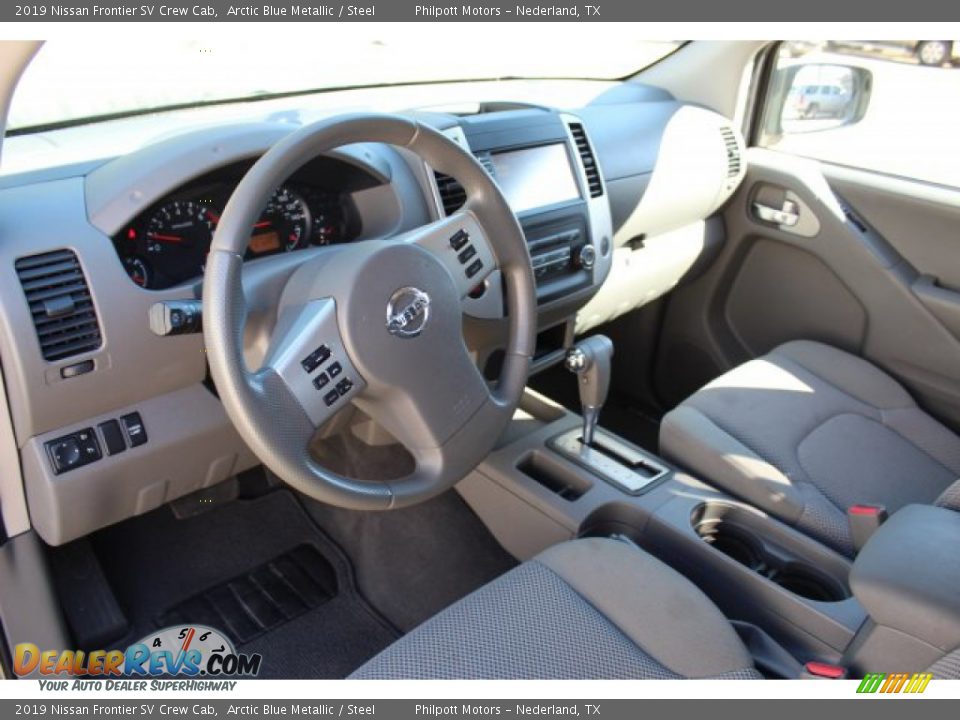 2019 Nissan Frontier SV Crew Cab Arctic Blue Metallic / Steel Photo #11